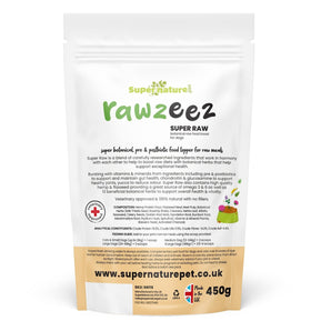 Natural Supplements Rawzeez Super Raw Botanical Food Booster for Dogs 450g