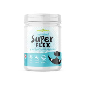 Natural Supplements Super Flex Green Lipped Mussel Supplement for Dogs 100g