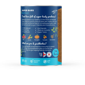 Natural Treats Super Bars - Beef & Carrot Baked Treat Bars for Dogs 400g