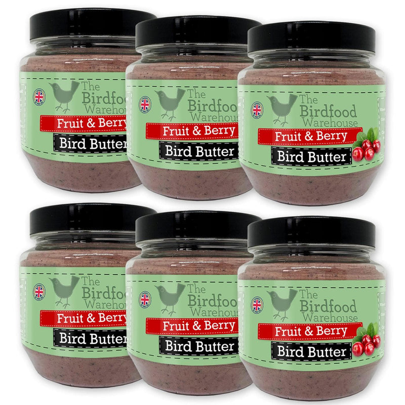 Natures Grub 6 Pots Fruit & Berry Bird Butter