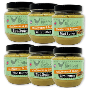 Natures Grub 6 Pots Mealworm & Insect Bird Butter