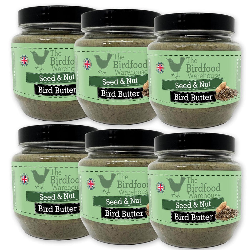 Natures Grub 6 Pots Seed & Nut Bird Butter