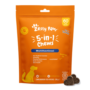Natures Grub 60 Chews Zesty Paws 5 in 1 Chews - Turkey