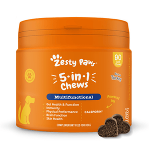 Natures Grub 90 Chews Zesty Paws 5 in 1 Chews - Turkey