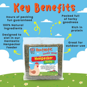 Natures Grub Hentastic Herby Henpecker 300g
