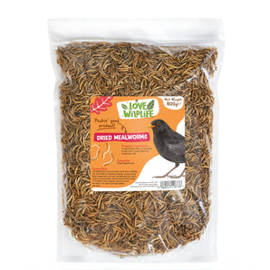 Natures Grub Love Wildlife Dried Mealworms 800g Refill