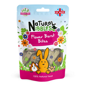 Natures Grub Natural Nibbles Flower Burst Bites 125g