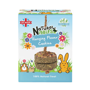 Natures Grub Natural Nibbles Hanging Flower Cookies 80g