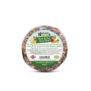 Natures Grub Natural Nibbles Herb & Veg Seed Ring 60g