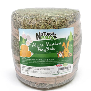 Natures Grub Natural Nibbles Meadow Hay Bale 1kg