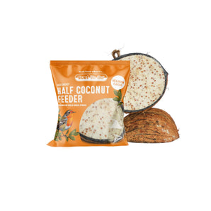 Suet To Go Filled Half Coconut Feeder - Mealworm