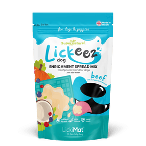 Supernature Pet Supernature X LickiMat® Beef Lickeez For Dogs 100g