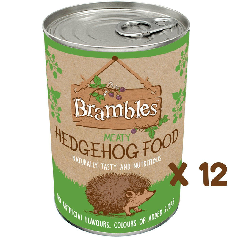 Natures Grub 12 x 400g Brambles Meaty Hedgehog Food