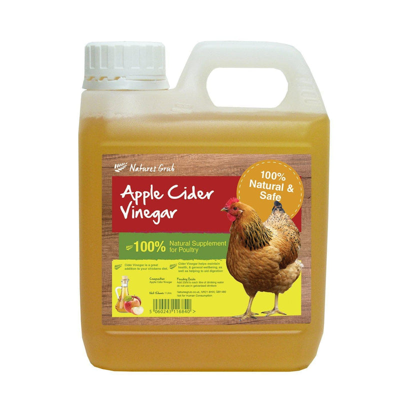 Natures Grub 1ltr Bottle Apple Cider Vinegar