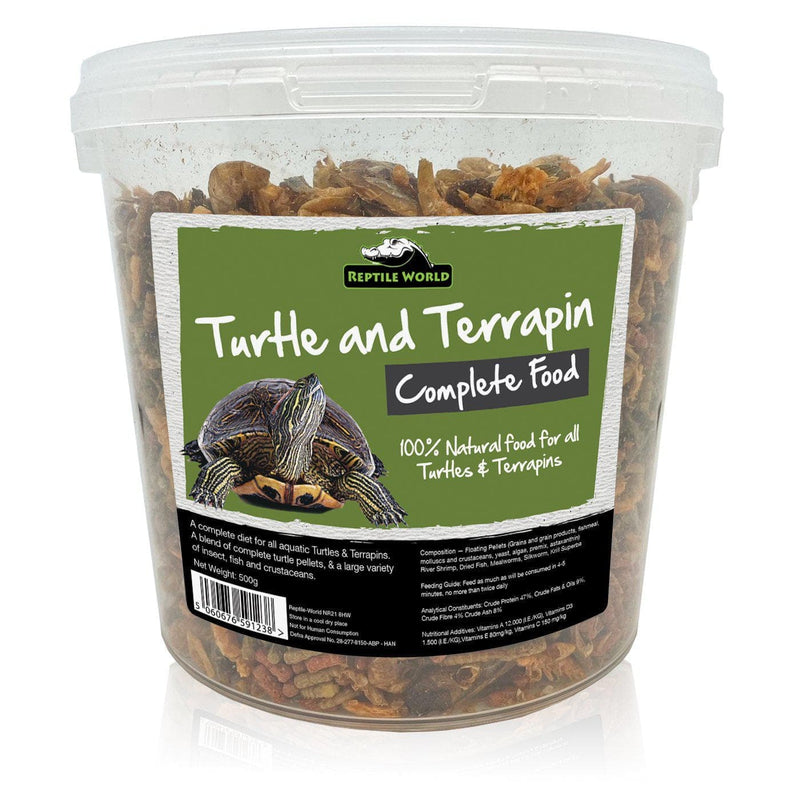 Natures Grub 2.5ltr Bucket (500g) Complete Turtle & Terrapin Food
