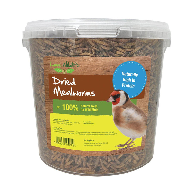 Natures Grub 2.5ltr Tub (400g) Dried Mealworms