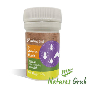 Natures Grub 3.5g Smoke Bomb Red Mite & Insect Killer Smoke Bomb