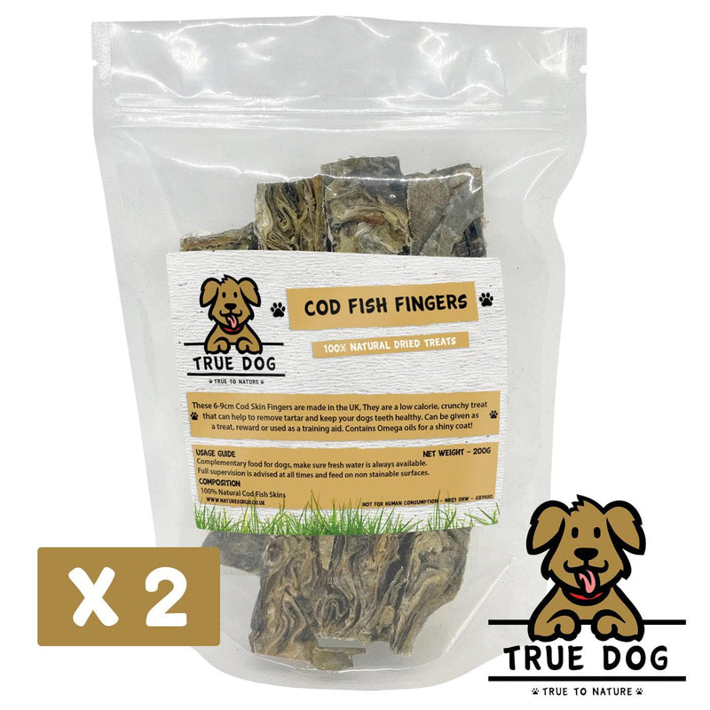 Natures Grub 400g Pouch True Dog - Fish Fingers