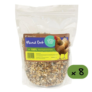 Natures Grub 8 x 1.5kg Pouch Mixed Grit