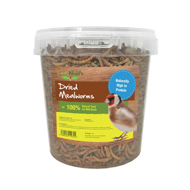 Natures Grub 800ml Tub (100g) Dried Mealworms