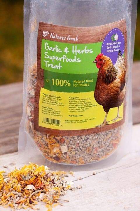 Natures Grub Garlic & Herb Superfoods Treat